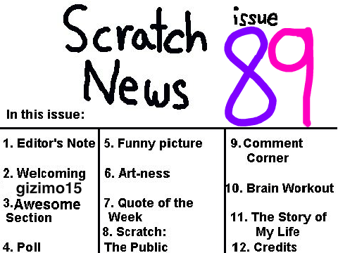 Scratch News Issue 89