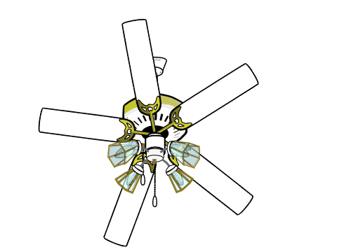 Hunter Studio Series Ceiling fan (Based off of mine)
