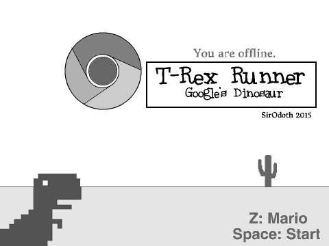 Mario Runner (Google's T-Rex)