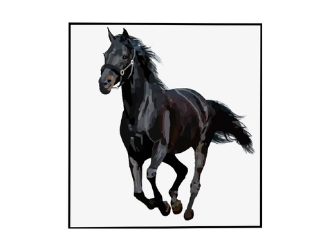 Blockshade Black Horse