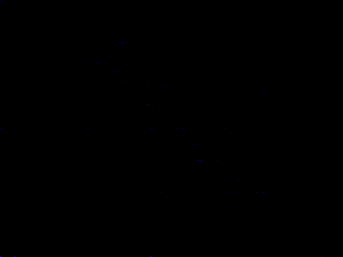 Chaos Game #11 (Triangle & Jumping Towards the Center)