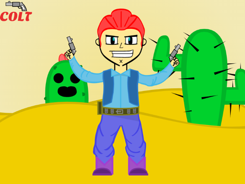 Anime/Manga Colt || Brawl Stars || Art