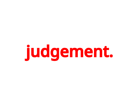 judgement.