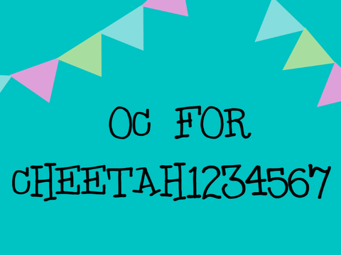 OC for Cheetah1234567