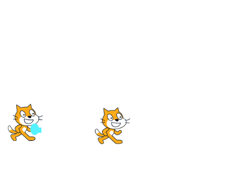 Cats shoots a kitty(very short animation)