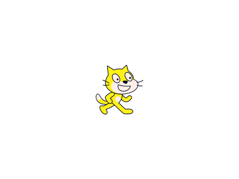 Rainbow Scratch Cat