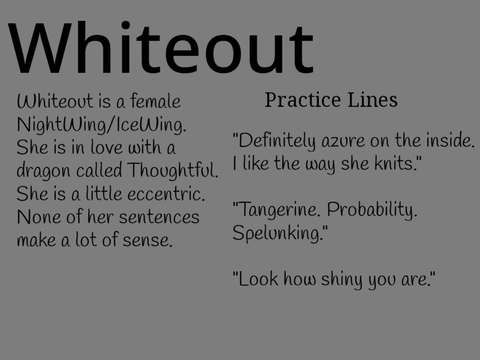 || Darkstalker the Movie || Whiteout Audition 