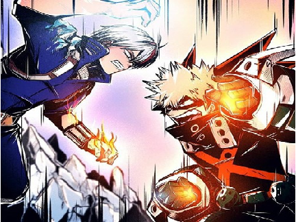 Bakugo vs Todoroki Rap Battle