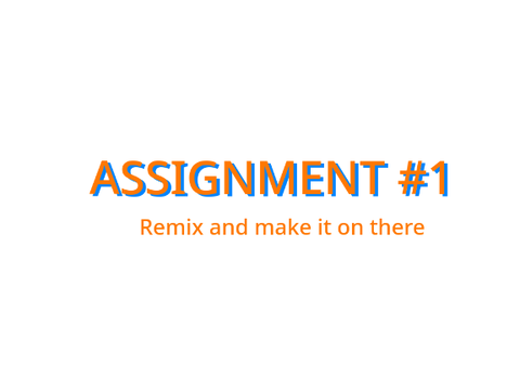 Assignment #1