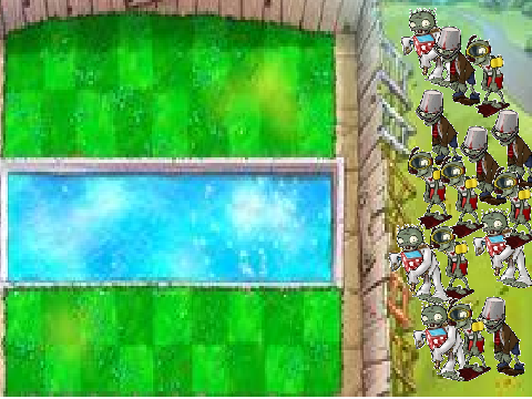 Plants vs zombies:Zombies getting ready to Attack