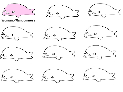 Add yourself as a cute whale