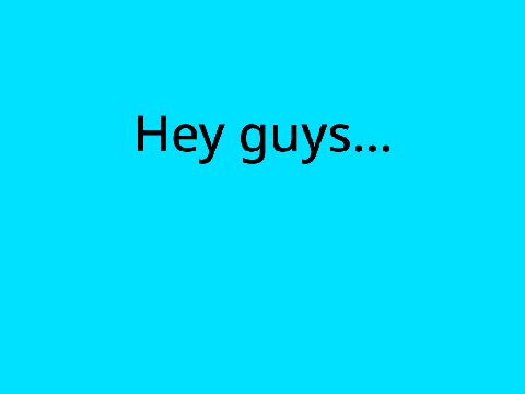 I have some serious news...