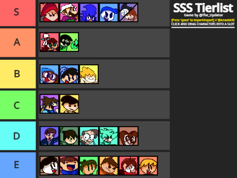 Super Scratch Smash Tierlist Maker 1.2 remix