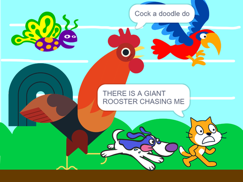 Add Yourself Being Chased by a Giant Roaster remix