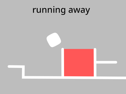 running away #platformer 