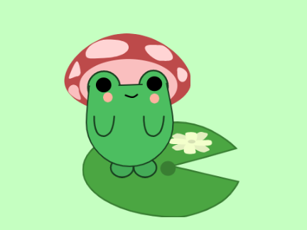Mushroom froggo!