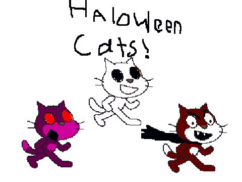 halloween cats (2009, first project) 