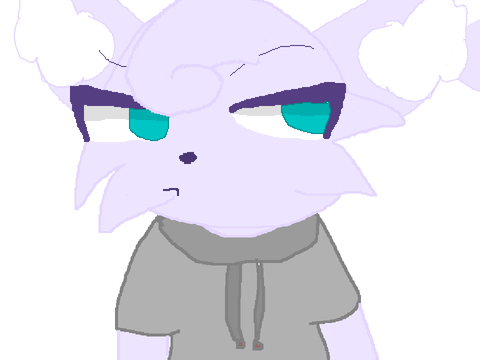 me trying to draw a furry