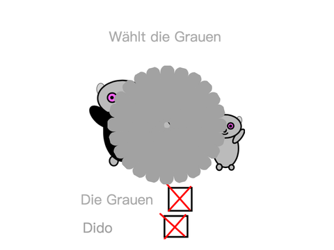 Wahlveranstaltung die Grauen
