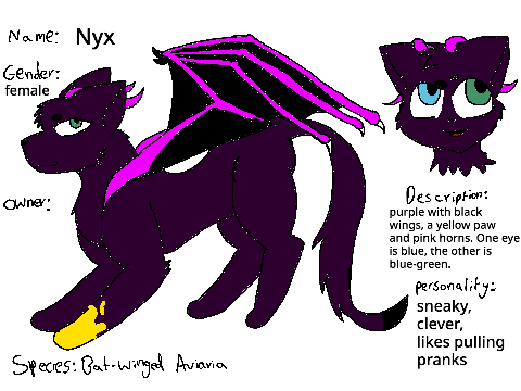 Aviaria Cats || Nyx