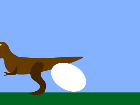 Tyrannosaurus VS Raptors Added tow player remix