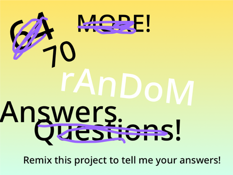 This is 70 answers