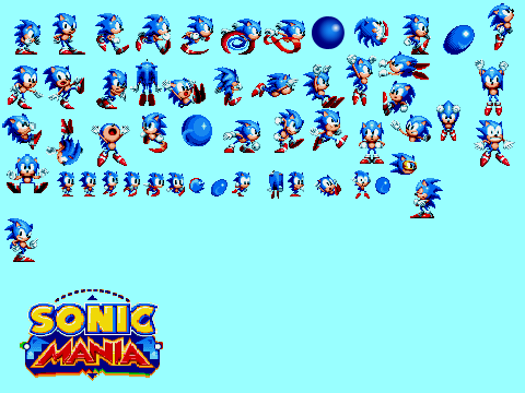 Sonic Mania Sprites HD (Unfinished)