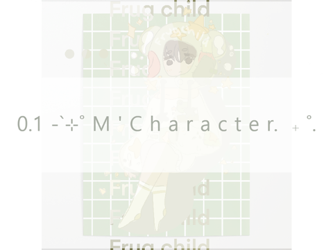 0.1 -`⊹˚ M'Character.  ₊ ˚.