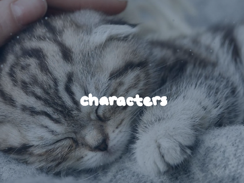 character sheets ☆