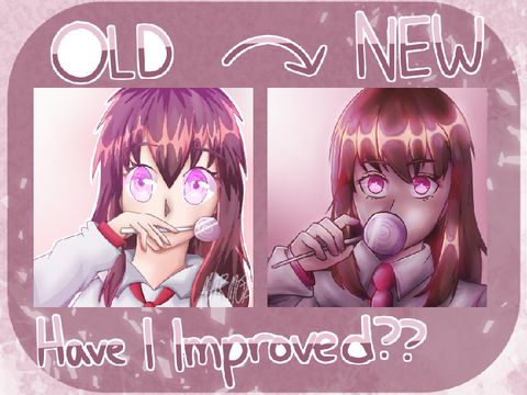 I redrew my old art