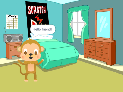 Talk with monkey 2!!