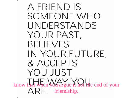friendship