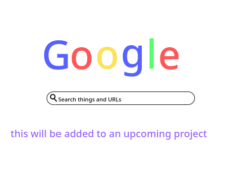 Google browser unfinished