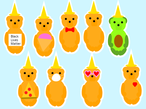 Honey Bear sticker
