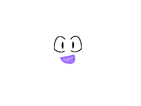 Moving mouth and eye test animation