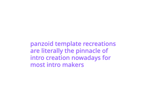 Template Recreations.