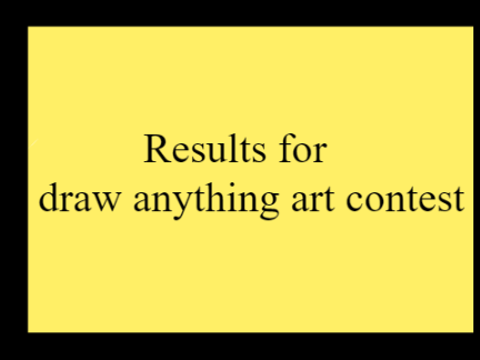 Draw anything art contest results