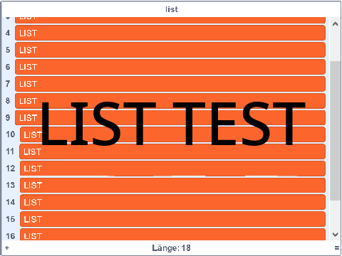 LIST TEST