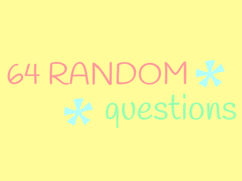64 random questions! 
