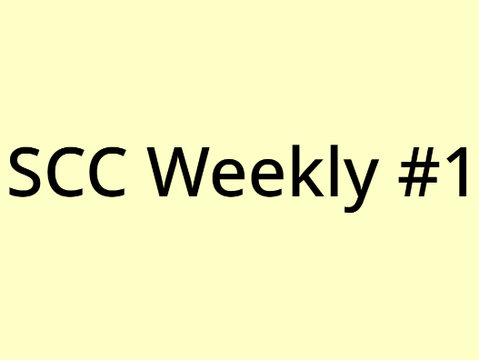 SCC Weekly #1