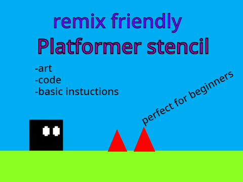 Remixable Platformer Stencil for beginners