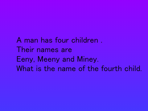 Riddle