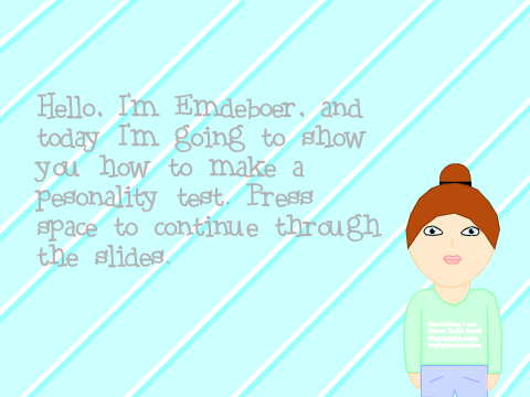 Personality Test Tutorial