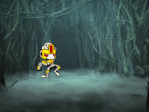 Free Robot with background 