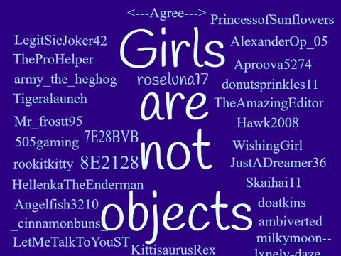 GIRLS ARE NOT OBJECTS remix