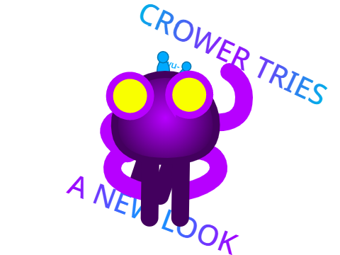 crower tries a new look