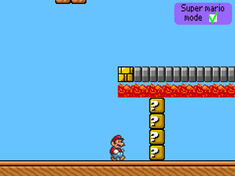 Mario a 100% level editor tile scrolling platformer