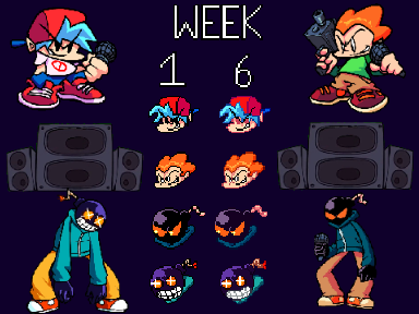 FNF Sprites Showcase + Music