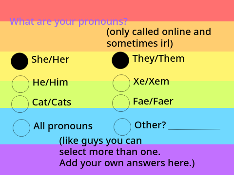 LGBTQ+ Survey thingy