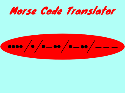 Morse code translator
